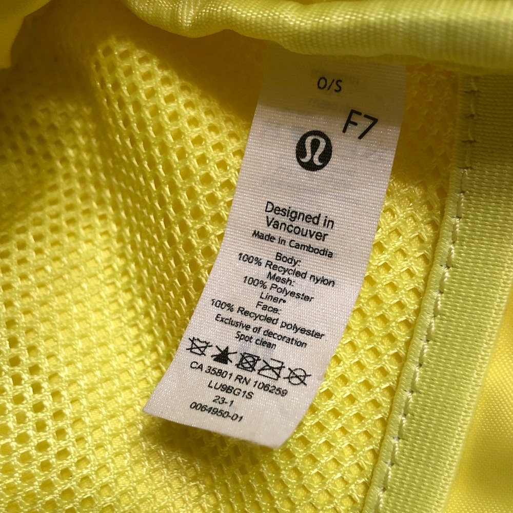 lululemon athletic bag neon yellow zip waist pouch (Fanny Pack) - Picture 4 of 12